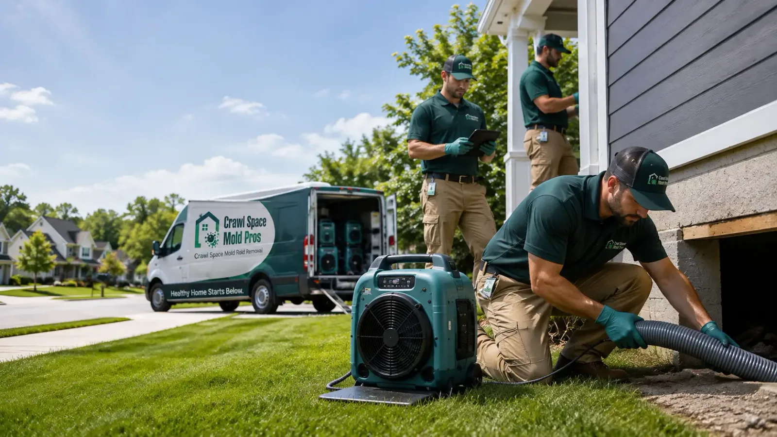 Crawl Space Mold Removal in Endicott, WA